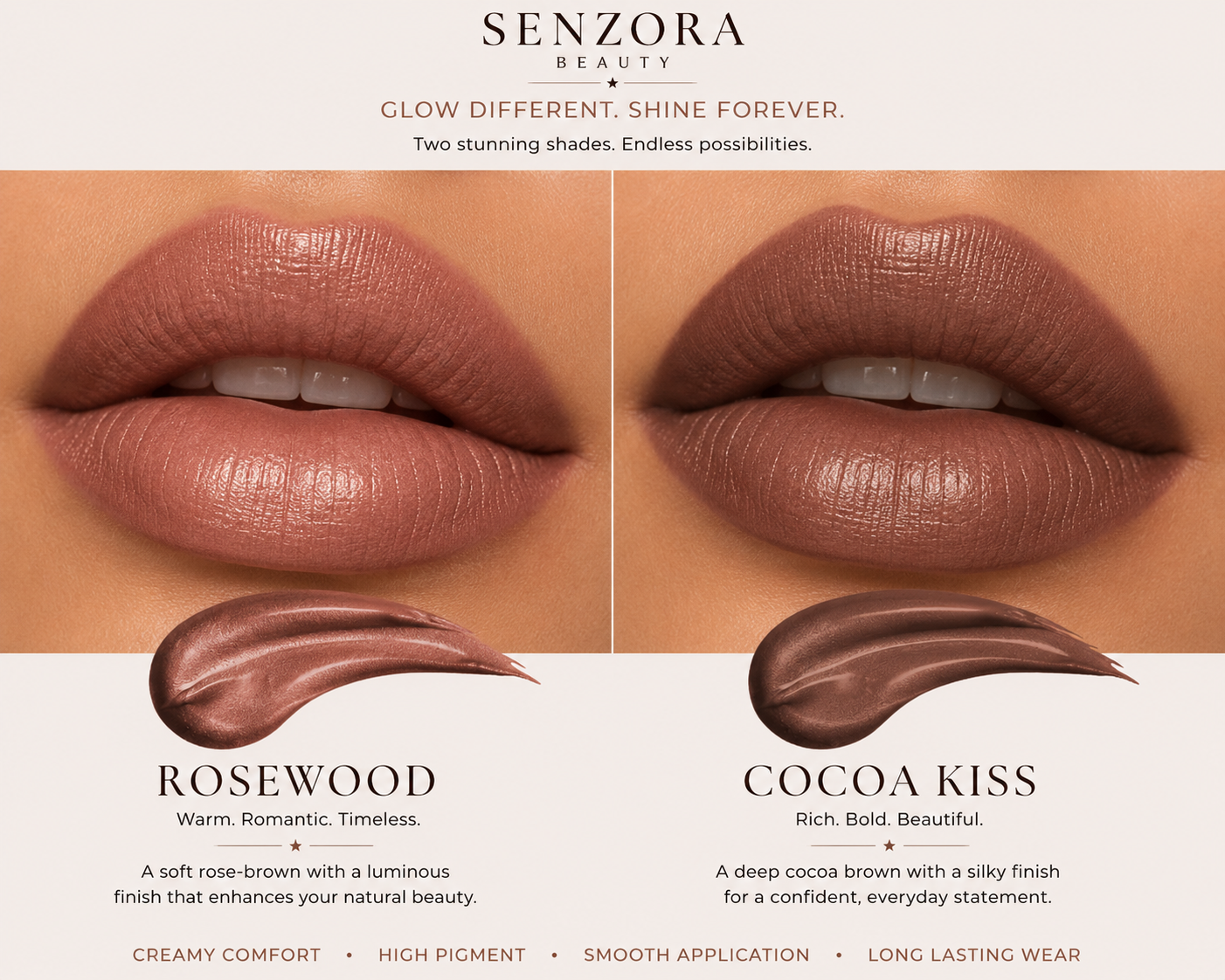 SenZora Beauty Lip Shine Metallic