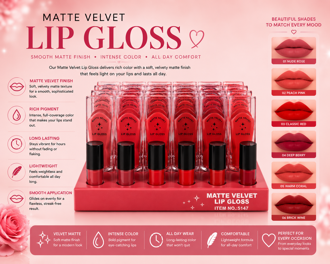 Matte Velvet Lip Gloss